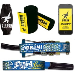 Set Slackline Funline - 12,5m - Gibbon - Jaune