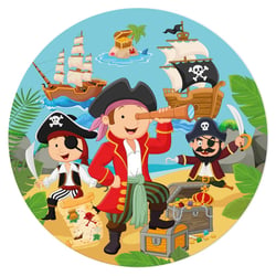 Disque gâteau P'tit Pirate (19 cm)