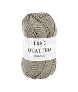 Fil à tricoter 100% coton QUATTRO - Lang Yarns 99 Vert