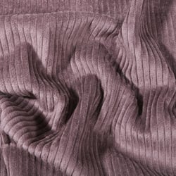 Tissu Velours côtelé uni  Gris taupe