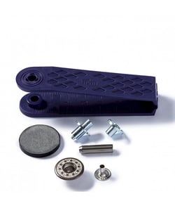 Boutons jean à river sans couture Etoile ouvert 17mm X 6 -Prym Bleu