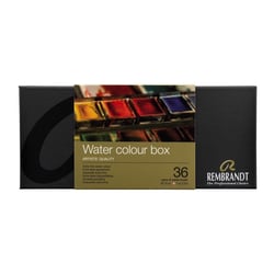 REMBRANDT AQUARELLE BOITE METAL 36 GODET