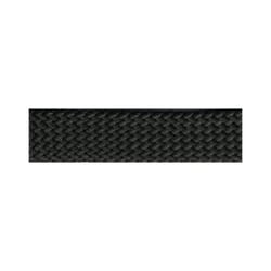 Disquette Tresse simili cuir noir