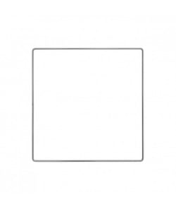 Anneau de métal CARRE ANTHRACITE 20 cm et 30 cm pour décoration murale - Rico Design 20 Cm gris