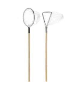 Epuisette à poisson miniature, 10 cm, 2 pcs pour le monde des lutins - Rico Design Ecru