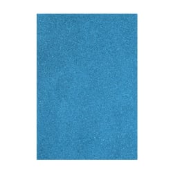 Papier mousse pailleté - Vaessen Creative - Bleu clair - A4 - 2 mm