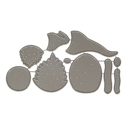 Pochoirs à découper Amis de lutins, 0,7 - 3,8cm x 0,5 - 5,6cm, en 10 pces