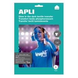 Papier transfert t-shirt A4 brille dans l'obscurité 3 feuilles