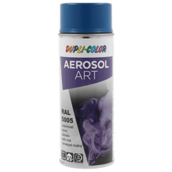 Spray de peinture - Bleu signal - RAL 5005 - Satiné - Tous supports - Aérosol Art