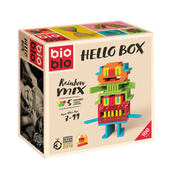 Bioblo Hello Box 100 briques - Bioblo