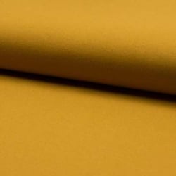 Tissu Bengaline Viscose stretch uni Moutarde