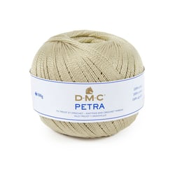 Pelote de laine - 100% coton - Sable - 53782 - DMC - Petra - Grosseur 5
