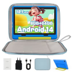 Tablette pour enfant - KOTSREN - 10 pouces - Android 14 - 8Go/64Go microSD 1To - WiFi 6