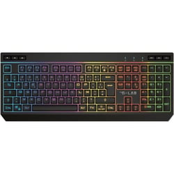 Clavier gamer sans fil THE G-LAB KEYZ TUNGSTEN EX - Noir - 32 macros configurables