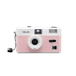 KODAK Ultra F9 Rose - Appareil Photo Argentique Réutilisable 35mm, Flash Intégré