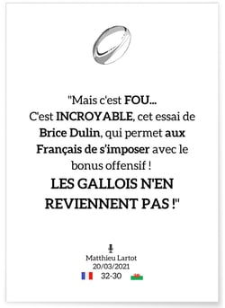 Affiche 'Les Gallois n'en reviennent pas !' | A3 : 29,7x42cm