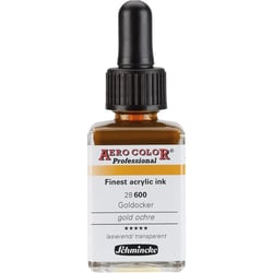 Encre acrylique - Extra-fine - Ocre d'or - 28 600 - Aéro Color Pro - Schmincke