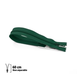 Fermeture éclair 60 cm Nylon 4mm