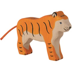 Figurine Tigre, debout - Holztiger