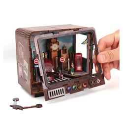 Maquette bois 3D - TV Londres