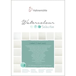 Papier Aquarelle - Hahnemüle - Waterolour Selection - Bloc de 14 papiers aquarelle différents