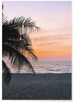 Poster Paysage Coucher de Soleil | A3 : 29,7x42cm