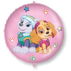 Ballon Mylar Stella et Everest (Pat Patrouille) - 46 cm