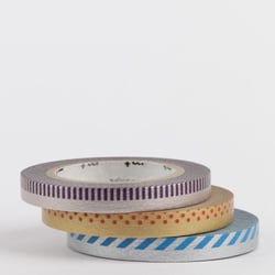 Masking tape - 3 rouleaux fins - Deco C - 10 m x 6mm