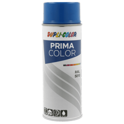 Spray de peinture acrylique - Bleu gentiane - RAL 5010 - Brillant - Tous supports - Prima Color - 400ml