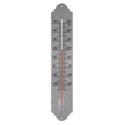 Thermomètre traditionnel Zinc XXL 50 cm