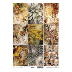 Tags éléments décoratif en papier à découper scrapbooking AUTUMN LOVE STORY 303