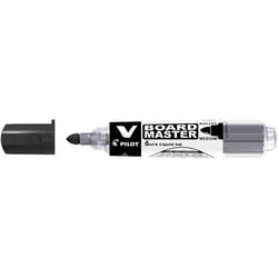 Lot de 10 Marqueurs pour tableau blanc V BOARD MASTER Pointe Ogive Moyenne Noir PILOT