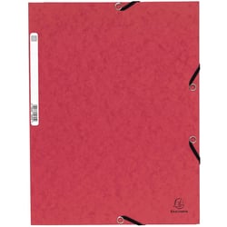 Chemise 3 Rabats Rouge - Exacompta