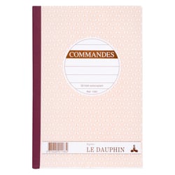 Manifold autocopiant 210X148 Commandes 50 tripli - Avoine - x 5 - Le Dauphin