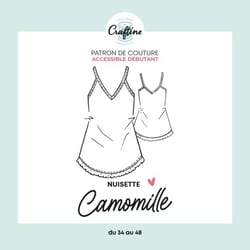 Patron Craftine Nuisette Camomille - Format Papier