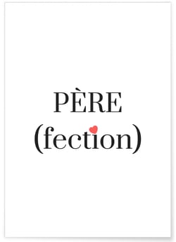 Affiche Père(fection) | A3 : 29,7x42cm