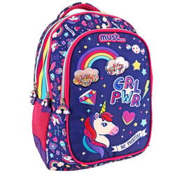 Sac à dos Licorne Girl Power 43 CM - 2 compartiments