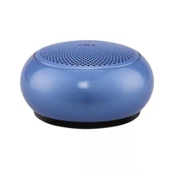 Mini Enceinte Bluetooth Portable Etanche IPX5 Avec Basses Puissantes Et Microphone Bleu YONIS