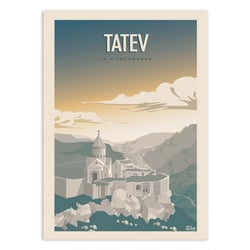 Affiche 30x40 cm - Tatev - Turo Memories Studio