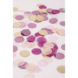 Confetti, 2cm ø, rose foncé,or,rose, 30g