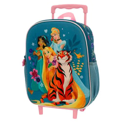 Sac à dos à roulettes Princesse Disney 3D 32 CM Maternelle