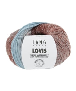 Pelote à tricoter 100% Laine Vierge LOVIS - Lang Yarns 0003 Gris
