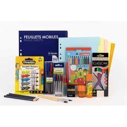 Pack fournitures scolaires primaire – Complet - Liste scolaire – CP/CE1/CE2/CM1/CM2