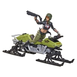 G.I. Joe Classified Series - Figurine et véhicule N°194 Zanya et Dreadnok Chameleon Swamp Skier 15 cm - Hasbro