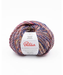 Pelote de laine à tricoter PHIL HARMONIE - 100GR - Phildar Cobalt multicolore