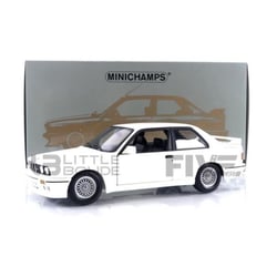 Voiture Miniature de Collection - MINICHAMPS 1/18 - BMW M3 E30 - Blanc