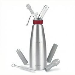 Siphon professionnel inox GOBEL - cuve inox - tête inox - 1L