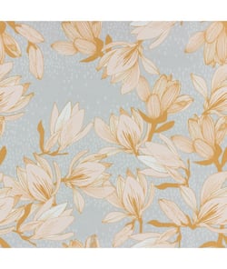 Tissu coton Dashwood New Beginnings fleurs de 110 cm de largeur 0003 Gris vendu par 50 cm