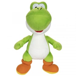 Peluche dinosaure yoshi 28 cm - plombier - nintendo super mario - peluche licence