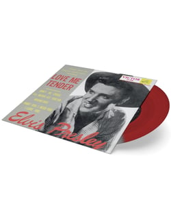 Vinyle Culture Factory - Love Me Tender - 783864 - Rouge et Argent - 200 g